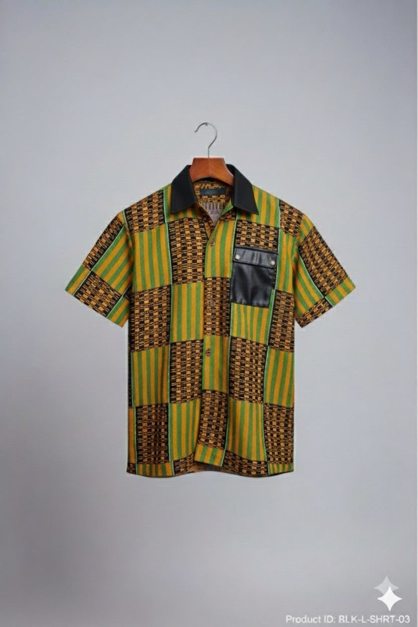 FUFUA Vanguard Kente Shirt - VG Kente 1